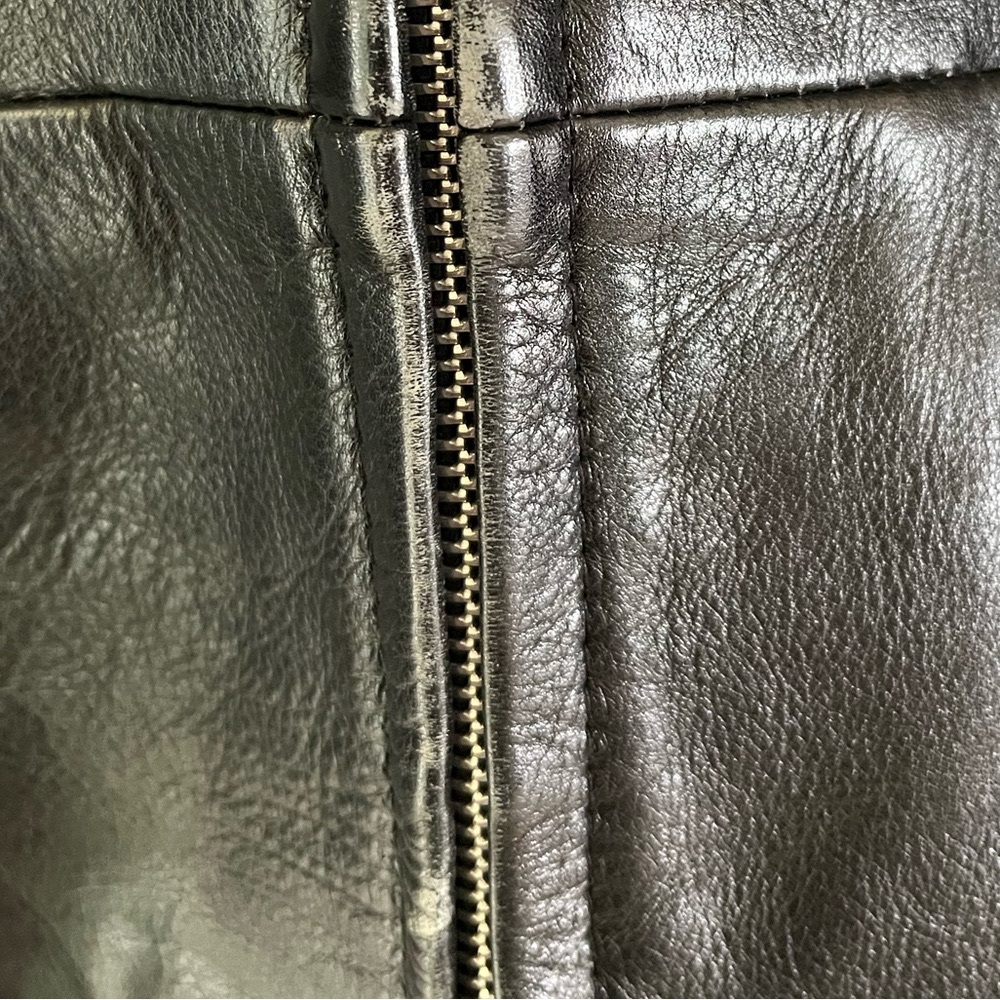 EUC- Genuine leather stylish jacket. - Picture 5 of 5